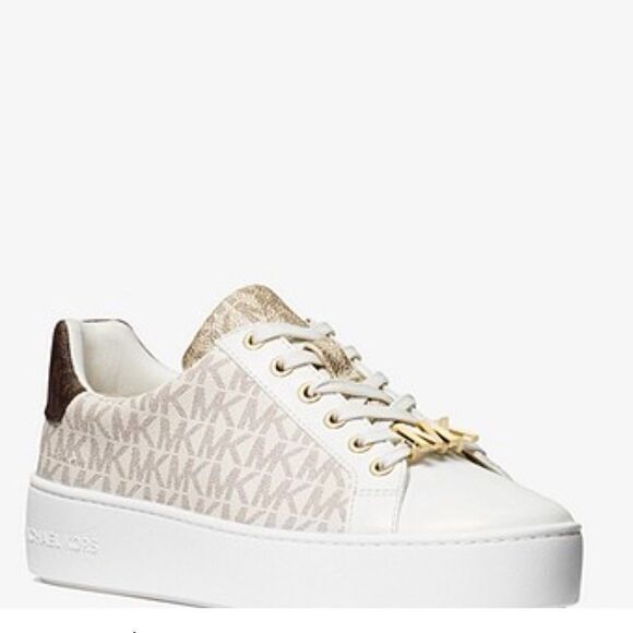 MICHAEL Kors Poppy Color Block Logo Sneaker - Picture 2 of 10